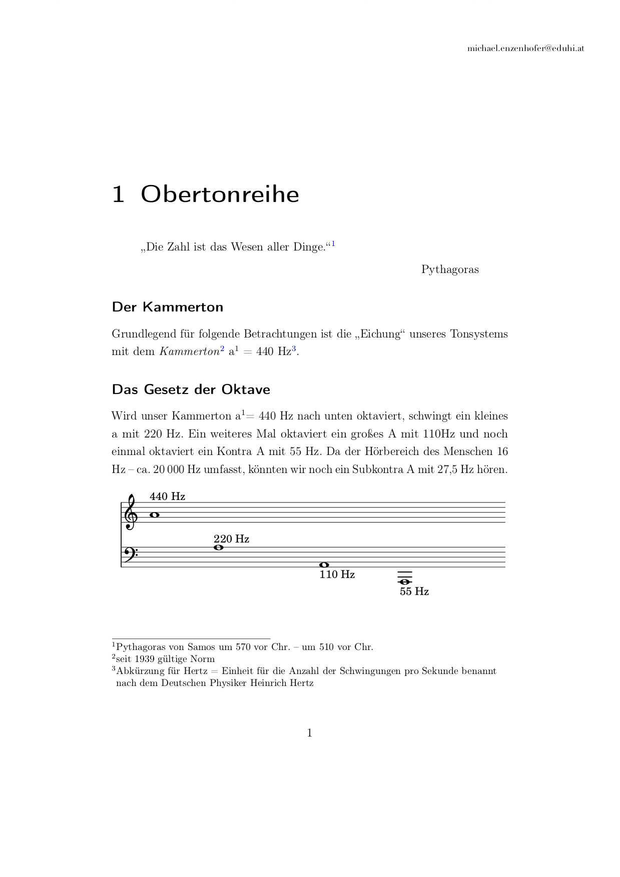 Obertonreihe