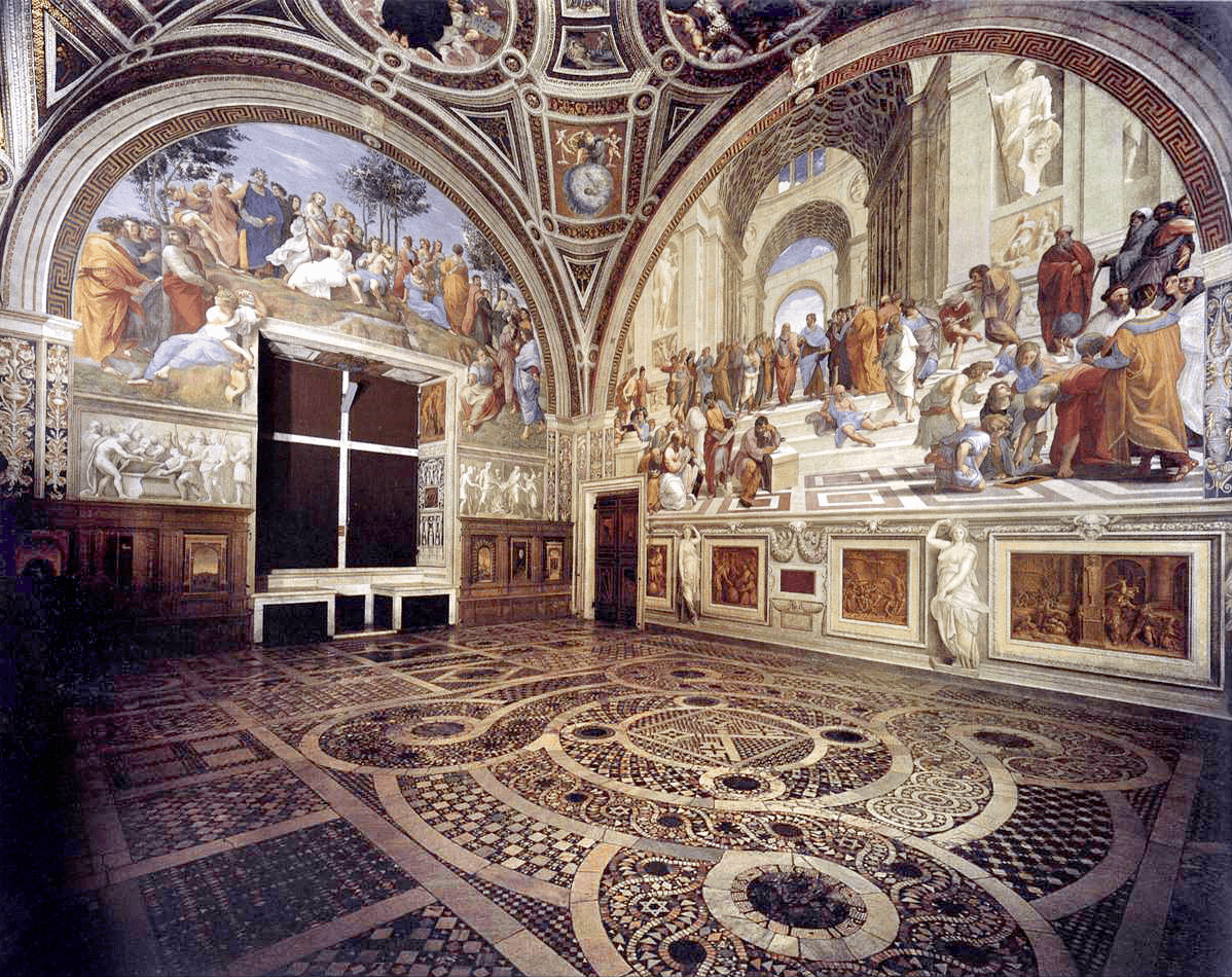 Die Schule von Athen.